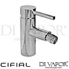 Cifial 32411TH.U Technovation 465 Chrome Black Mono Bidet Mixer Spare Parts